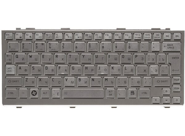 Клавиатура для ноутбука Toshiba NB200 RU, Silver