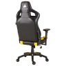 Игровое кресло Corsair T1 Race чёрный/жёлтый