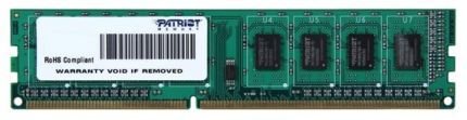 Модуль памяти DDR3 4Gb 1333MHz Patriot (PSD34G133381) RTL без радиатора