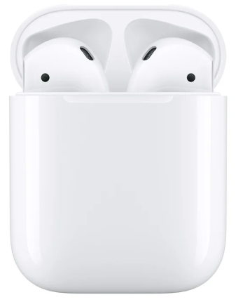 Беспроводные наушники Apple AirPods 2 с зарядным футляром MV7N2, белый