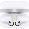 Беспроводные наушники Apple AirPods 2 с зарядным футляром MV7N2, белый