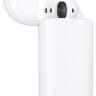 Беспроводные наушники Apple AirPods 2 с зарядным футляром MV7N2, белый