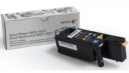 Картридж Xerox106R02760 голубой для Phaser 6020/6022, WorkCentre 6025/6027