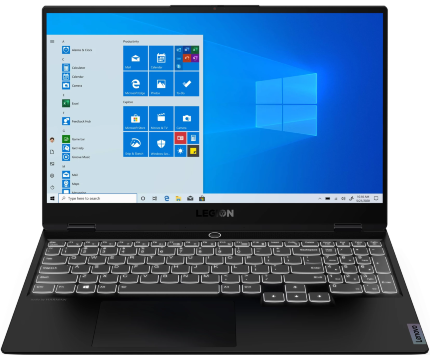 Ноутбук Lenovo Legion S7 15ACH6 чёрный (82K8001FRK)