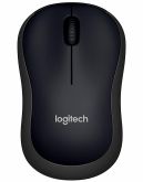 Мышь Logitech B220 Silent черный оптическая (1000dpi) беспроводная USB (2but)