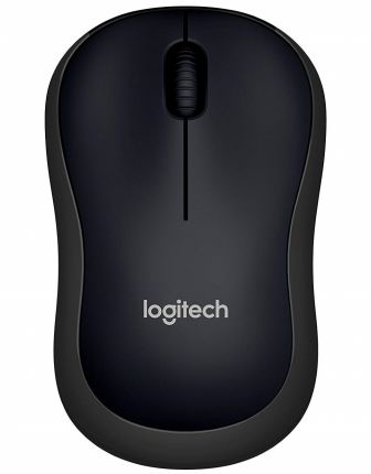 Мышь Logitech B220 Silent черный оптическая (1000dpi) беспроводная USB (2but)