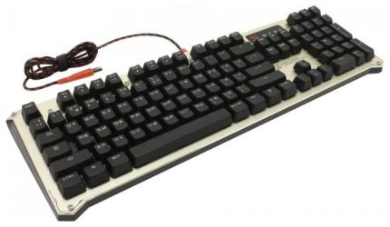 Клавиатура A4 Bloody B840 механическая темно-серый/черный USB Gamer LED