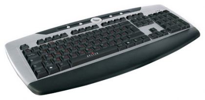 Клавиатура Oklick 370M черный/серебристый USB Multimedia