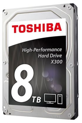 Жесткий диск Toshiba SATA-III 8Tb HDWF180EZSTA X300 (7200rpm) 128Mb 3.5"