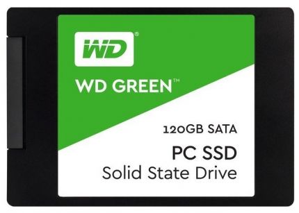 Накопитель SSD WD SATA-III 2.5" 120Gb TLC GREEN WDS120G2G0A