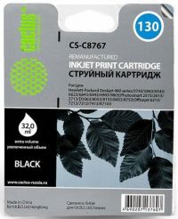 Совместимый картридж струйный Cactus CS-C8767 черный для №130 HP DeskJet5743/ 6543/ 6843, PhotoSmart2613/ 2713 (29ml)