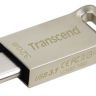 Флешка Transcend 32GB JetFlash 850, Silver Plating TYPE C