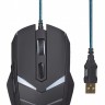 Мышь Oklick 745G черный (800/1600/2400dpi) USB игровая (6кнопок)