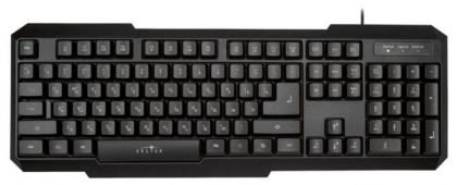 Клавиатура Oklick 740G STAR STRIKE черный USB Gamer LED