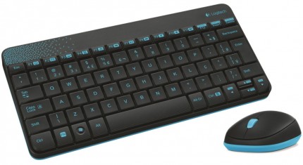 Клавиатура + мышь Logitech Wireless Combo MK240 (920-005790) черный USB Беспроводная 2.4Ghz