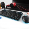 Клавиатура + мышь Logitech Wireless Combo MK240 (920-005790) черный USB Беспроводная 2.4Ghz