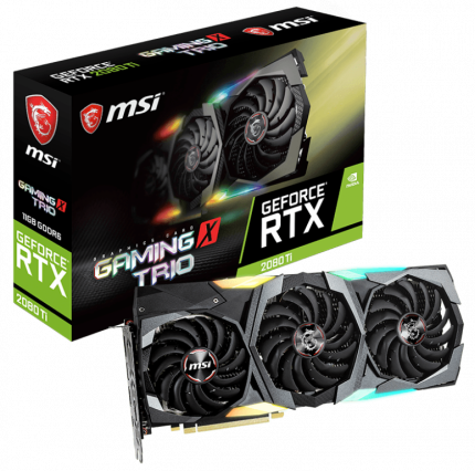 Видеокарта MSI RTX 2080 GAMING X TRIO GeForce RTX 2080