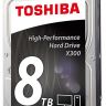Жесткий диск Toshiba SATA-III 8Tb HDWF180UZSVA X300 (7200rpm) 128Mb 3.5"