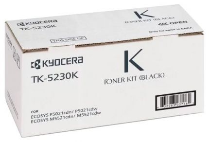 Картридж Kyocera1T02R90NL0 TK-5230K черный (2600стр.) для Kyocera P5021cdn/cdw, M5521cdn/cdw