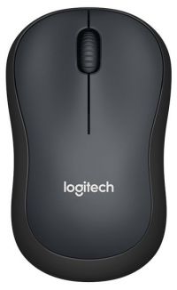 Мышь Logitech M220 Silent темно-серый оптическая (1000dpi) беспроводная USB (2but)