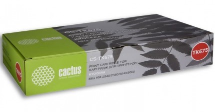 Картридж Cactus CS-TK675 для МФУ Kyocera Mita KM 2540,черный, 20000 стр. (туба,1170 г.)