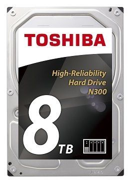 Жесткий диск Toshiba SATA-III 8Tb HDWN180EZSTA NAS N300 (7200rpm) 128Mb 3.5"