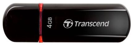 Флешка Transcend 4GB JetFlash 600 (Black/Red) High Speed