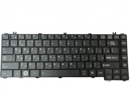 Клавиатура для ноутбука Toshiba Satellite C600D/ C640/ L600/ L630/ L640/ L645/ L635 Series RU, Black