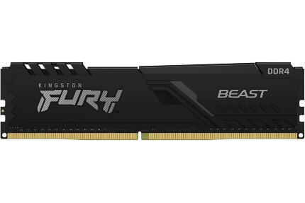 Модуль памяти Kingston 16Gb 3600MHz DDR4 FURY Beast Black (KF436C18BB/16)
