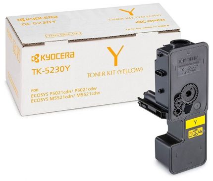 Картридж Kyocera1T02R9ANL0 TK-5230Y желтый (2200стр.) для Kyocera P5021cdn/cdw M5521cdn/cdw
