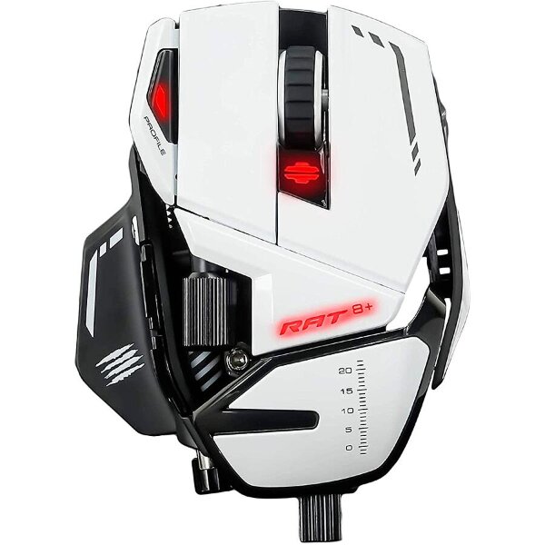 Мышь Mad Catz R.A.T. 8+ USB White