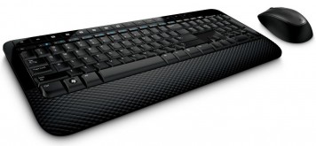Комплект клавиатура + мышь Microsoft 2000 черный Wireless Desktop USB (M7J-00012)