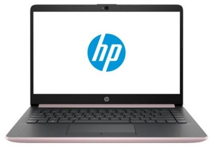 Ноутбук HP 14-cf0009ur розовый (4JU58EA)