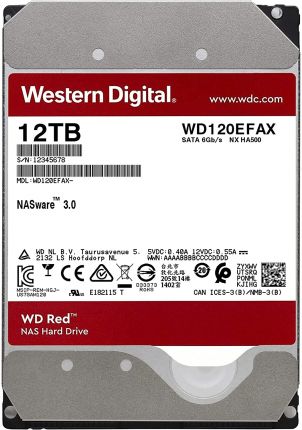 Жесткий диск WD Red SATA-III 12Tb 6Gb/s 256Mb WD120EFAX