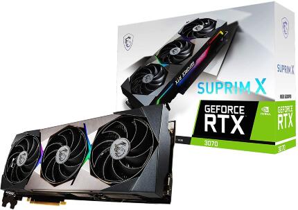 Видеокарта MSI GeForce RTX 3070 SUPRIM X 8G LHR
