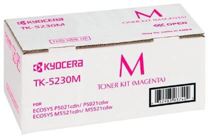 Картридж Kyocera1T02R9BNL0 TK-5230M пурпурный (2200стр.) для Kyocera P5021cdn/cdw M5521cdn/cdw
