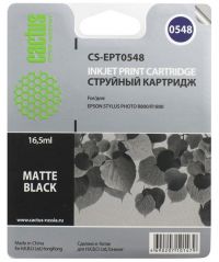 Совместимый картридж струйный Cactus CS-EPT0548 черный матовый для Epson Stylus Photo R800/ R1800 (16,2ml)