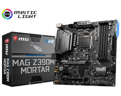 Материнская плата MSI MAG Z390M MORTAR, Intel Z390, s1151v2, mATX