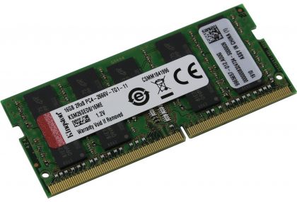 Модуль памяти Kingston 16Gb 2666MHz DDR4 SODIMM Micron E (KSM26SED8/16ME)