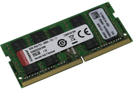 Модуль памяти Kingston 16Gb 2666MHz DDR4 SODIMM Micron E (KSM26SED8/16ME)
