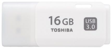 Флешка Toshiba 16Gb Hayabusa U301 THN-U301W0160E4 USB3.0 белый