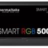 Блок питания Thermaltake ATX 500W Smart RGB 500 80+ (24+4+4pin) APFC 120mm fan color LED 5xSATA RTL