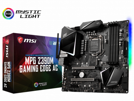 Материнская плата MSI MPG Z390M GAMING EDGE AC, Intel Z390, s1151v2, mATX