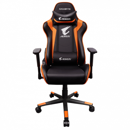 Игровое кресло Gigabyte AGC300 V2 чёрный/оранжевый