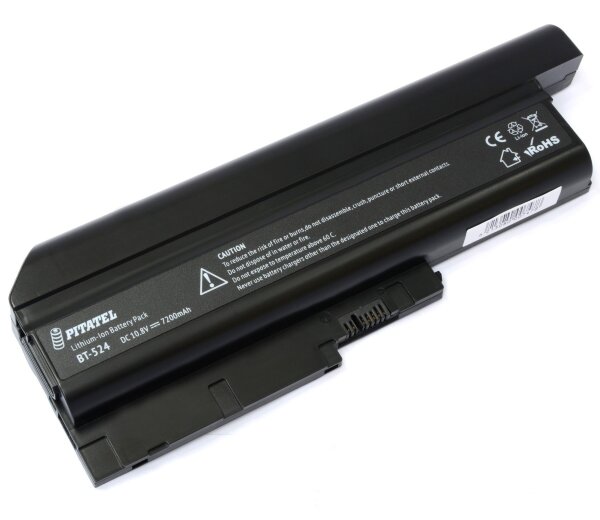 Аккумулятор для ноутбука IBM ThinkPad T60/ T61(not wide14,1")/ R60/ R61/ T500/ R500/ W500/ SL series, усиленная,10.8В,6800мАч
