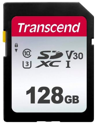 Карта памяти Transcend 128GB SDXC Class 10 UHS-I U3 R95, W45MB/s