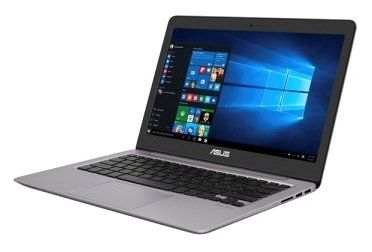 Ноутбук Asus Zenbook UX310UA-FB408T Core i3 7100U/ 4Gb/ 500Gb/ Intel HD Graphics 620/ 13.3"/ qHD+ (3200x1800)/ Windows 10 64/ grey/ WiFi/ BT/ Cam