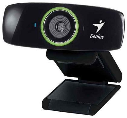 Веб-камера Genius FaceCam 2020 черный 2Mpix (1600x1200) USB2.0 с микрофоном для ноутбука