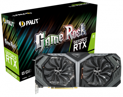 Видеокарта Palit PA-RTX2070 SUPER GR 8G, NVIDIA GeForce RTX 2070 SUPER, 8Gb GDDR6