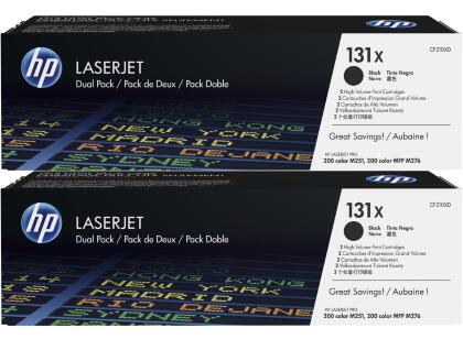 Картридж HP131X Black Dual Pack (CF210XD) для CLJ Pro MFP M251n/M251nw/M276n/M276nw(2х2400 стр)